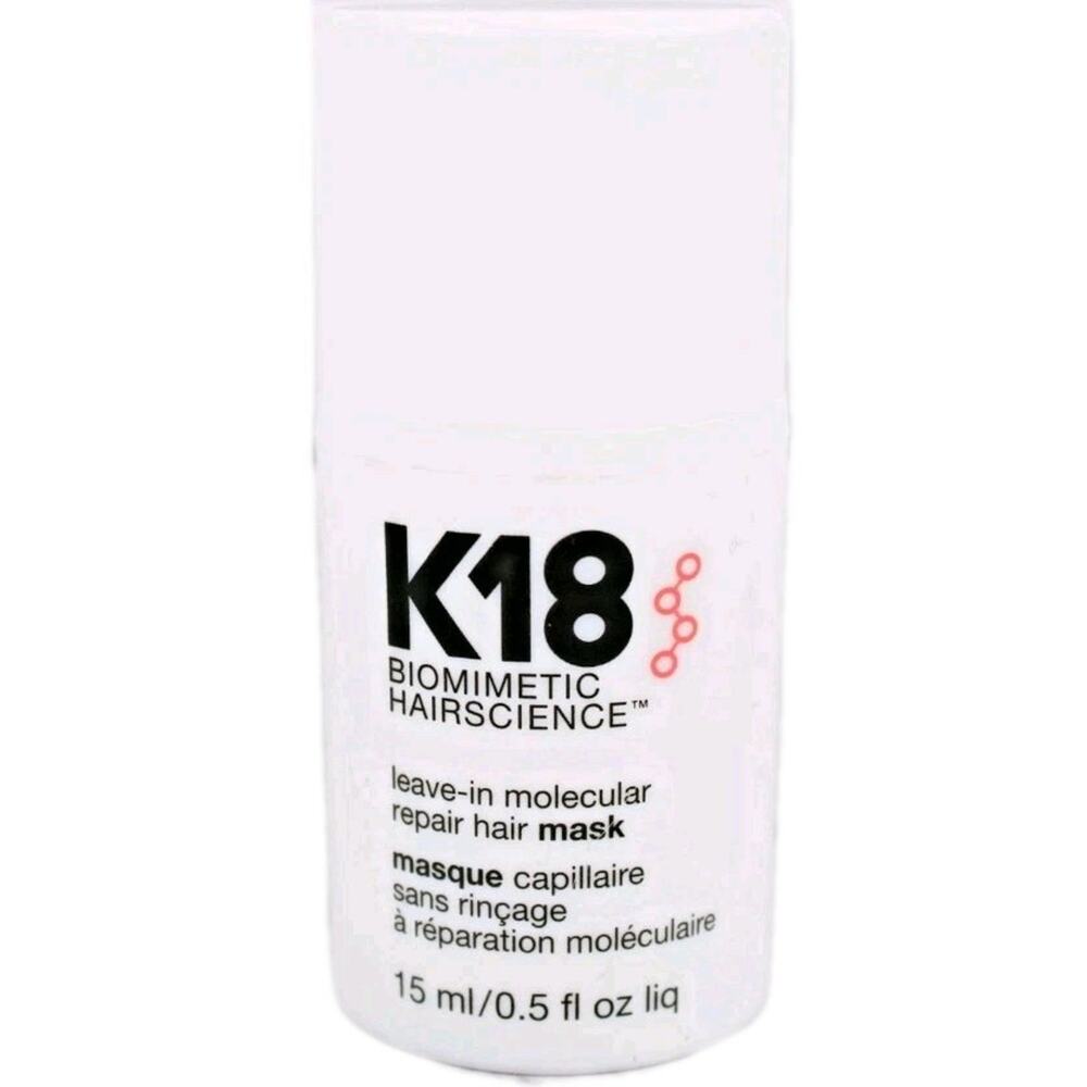 K18 Leave-In Repair Hair Mask Treatment Repair Dry/Damaged Hair 15 ml - 0.5 OZ
